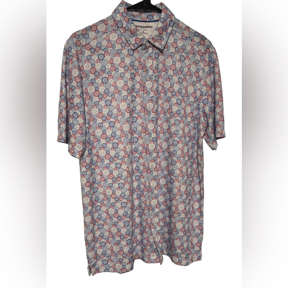Johnston&Murphy Medium Button Up T-Shirt